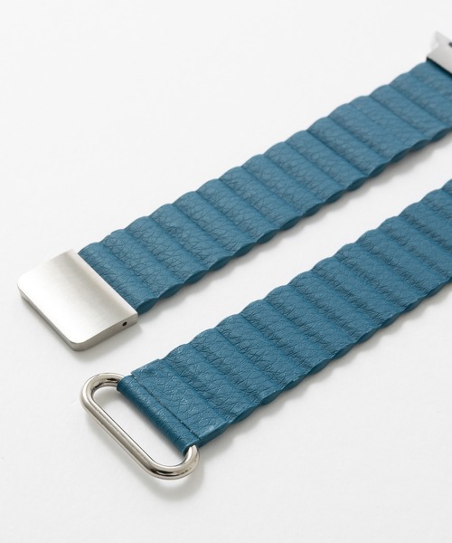 emonique(エモニーク)の「本革レザー Apple Watch バンド スマートウォッチバンド【38/40/41/42/44/45/49mm対応】(デジタル腕時計・レディース・スモークピンク/ダークブルー/ブルー/オレンジ/ピンク/カーキ/レッド/グレー/ブラウン/パープル/ベージュ/ダークグリーン/ブラック/ライトグレー/ホワイト・42/38)」の18枚目の写真