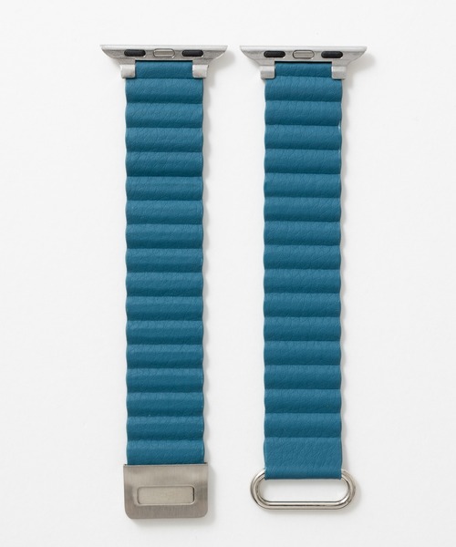 emonique(エモニーク)の「本革レザー Apple Watch バンド スマートウォッチバンド【38/40/41/42/44/45/49mm対応】(デジタル腕時計・レディース・スモークピンク/ダークブルー/ブルー/オレンジ/ピンク/カーキ/レッド/グレー/ブラウン/パープル/ベージュ/ダークグリーン/ブラック/ライトグレー/ホワイト・42/38)」の19枚目の写真