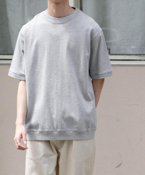 FORK&SPOON(フォークアンドスプーン)の「FORK&SPOON ヘビーウェイト天竺ショートスリーブTシャツ(Tシャツ/カットソー・メンズ・オフホワイト/グレー系その他/チャコールグレー・4/5)」の11枚目の写真