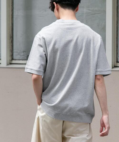 FORK&SPOON(フォークアンドスプーン)の「FORK&SPOON ヘビーウェイト天竺ショートスリーブTシャツ(Tシャツ/カットソー・メンズ・オフホワイト/グレー系その他/チャコールグレー・4/5)」の15枚目の写真