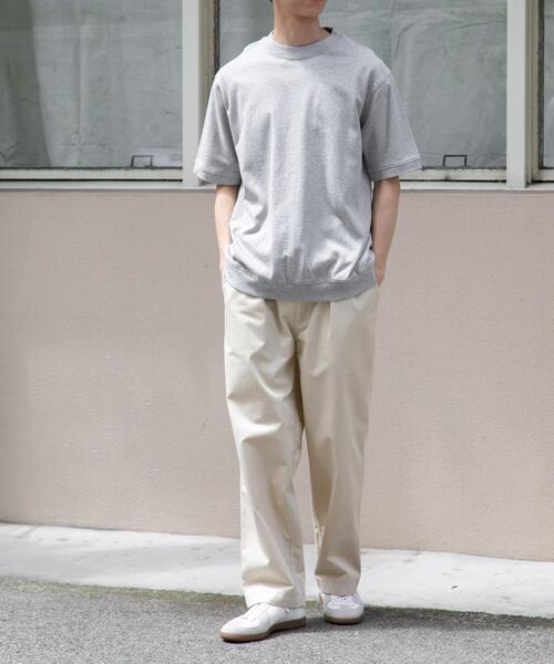 FORK&SPOON(フォークアンドスプーン)の「FORK&SPOON ヘビーウェイト天竺ショートスリーブTシャツ(Tシャツ/カットソー・メンズ・オフホワイト/グレー系その他/チャコールグレー・4/5)」の16枚目の写真
