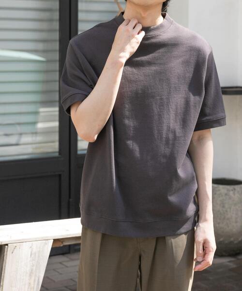 FORK&SPOON(フォークアンドスプーン)の「FORK&SPOON ヘビーウェイト天竺ショートスリーブTシャツ(Tシャツ/カットソー・メンズ・オフホワイト/グレー系その他/チャコールグレー・4/5)」の19枚目の写真