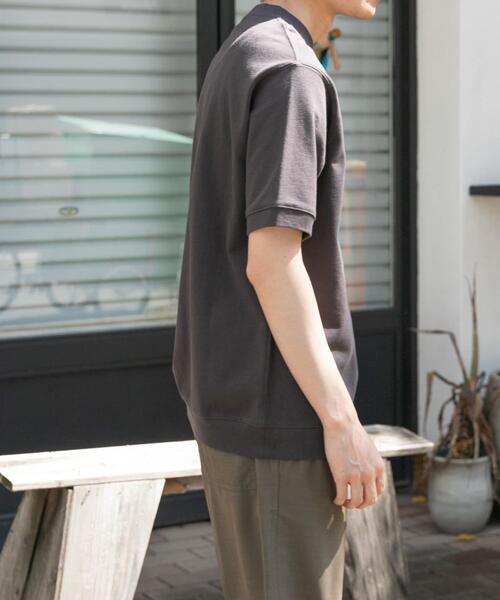 FORK&SPOON(フォークアンドスプーン)の「FORK&SPOON ヘビーウェイト天竺ショートスリーブTシャツ(Tシャツ/カットソー・メンズ・オフホワイト/グレー系その他/チャコールグレー・4/5)」の22枚目の写真