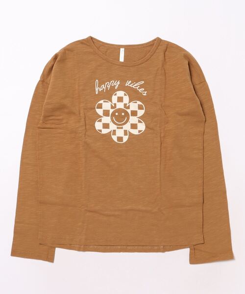 【セール】【Bs】【it】【Rylee＋Cru】LONG SLEEVE TEE || HAPPY VIBES（その他ベビー用品）｜Rylee + Cru（ライリーアンドクルー）