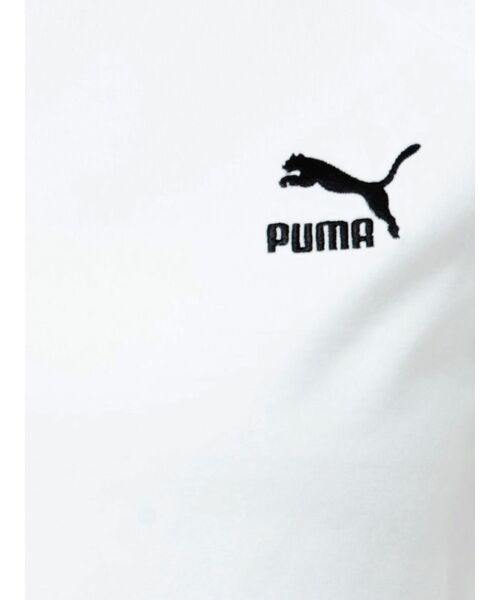 PUMA(プーマ)の「【PUMA】ICONIC T7 スリム Tシャツ(Tシャツ/カットソー・レディース・ホワイト/ブラック・FREE)」の8枚目の写真