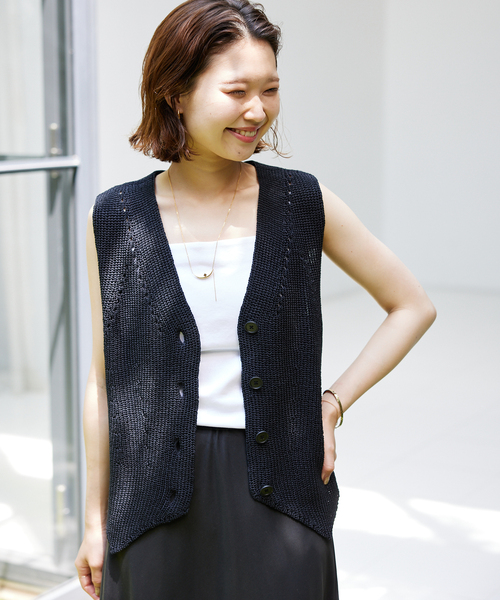 SLOBE IENA｜《追加》ニットジレ | Rakuten Fashion(楽天