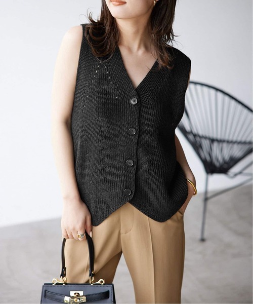 SLOBE IENA｜《追加》ニットジレ | Rakuten Fashion(楽天