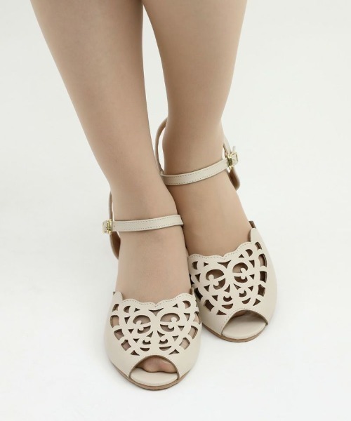 an another angelus（アンアナザーアンジェラス）の「アイアンフレームカットワークサンダル/ananotherangelus（サンダル・レディース・ブルー/ライトピンク/アイボリー・S/M/L）」の11枚目の写真