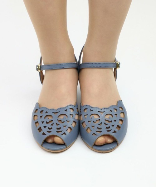 an another angelus（アンアナザーアンジェラス）の「アイアンフレームカットワークサンダル/ananotherangelus（サンダル・レディース・ブルー/ライトピンク/アイボリー・S/M/L）」の20枚目の写真