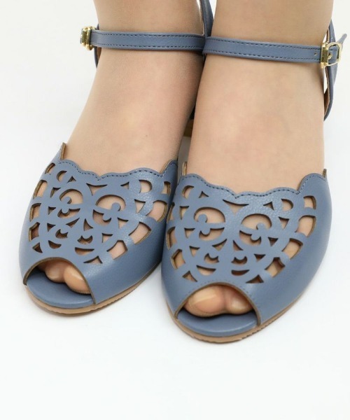 an another angelus（アンアナザーアンジェラス）の「アイアンフレームカットワークサンダル/ananotherangelus（サンダル・レディース・ブルー/ライトピンク/アイボリー・S/M/L）」の21枚目の写真