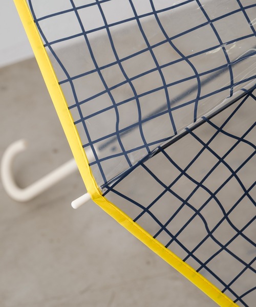 BIRTHDAY BAR（バースデイバー）の「クリアアンブレラ WAVY CHECK（長傘・レディース・オレンジ/ピンク/ブルー/ブラック/カーキ/ネイビー/ダークブルー・フリー）」の21枚目の写真