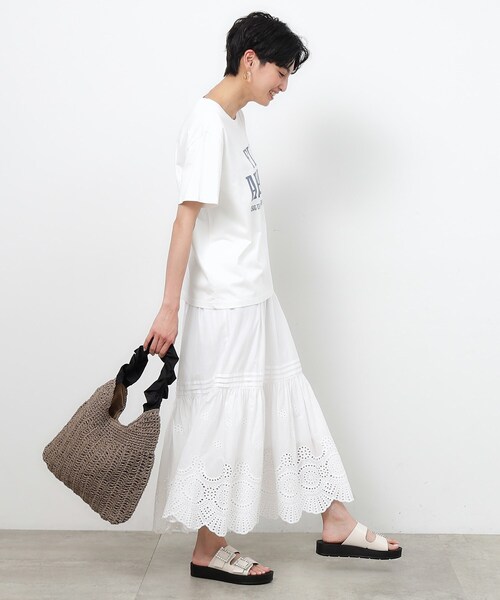 OPAQUE.CLIP（オペークドットクリップ）の「◆フリルハンドルワンショルダーバッグ（ショルダーバッグ・レディース・ブラック/ブラウン系/ライトベージュ・00）」の16枚目の写真