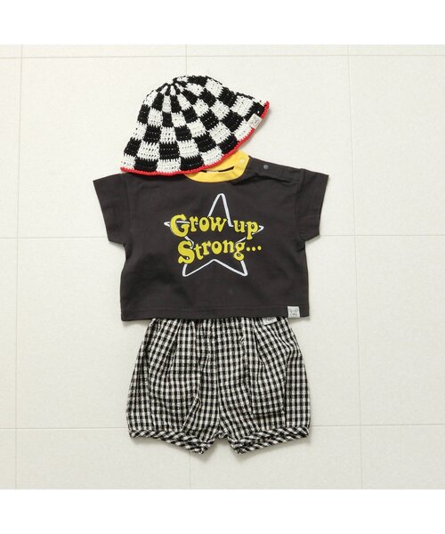 BREEZE(ブリーズ)の「【Bpop】ベビーボリュームパンツ(その他ベビーウェア・キッズ・チェック/ベージュ・80/70)」の13枚目の写真