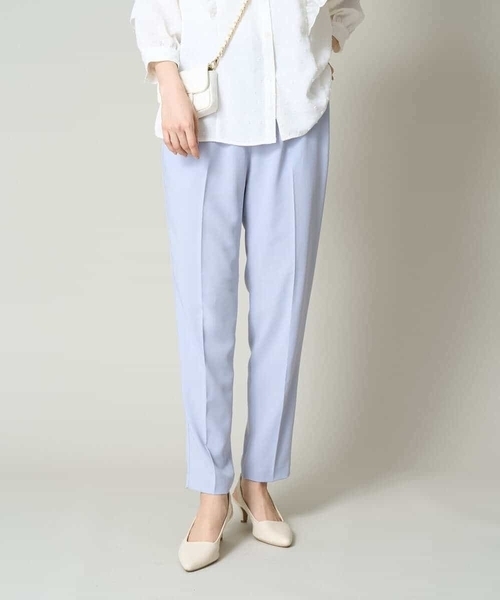 a.v.v（アーヴェヴェ）の「【接触冷感/洗える/イージーケア】美楽るイージーテーパードパンツ（その他パンツ・レディース・チャコールグレー/ブラック/カーキ/ネイビー/ミント/ダークインディゴブルー/ライトグレー・34/36/38/40/42）」の7枚目の写真