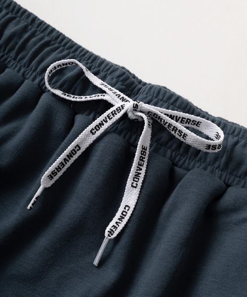 CONVERSE（コンバース）の「【CONVERSE/コンバース】ワンポイントロゴプリント＆サイドラインデザイン ダンボール生地 スウェットスカート/ジャージ（スカート・レディース・ブラック/ベージュ/ネイビー/ライトピンク・M/L）」の7枚目の写真