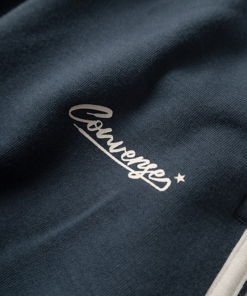 CONVERSE（コンバース）の「【CONVERSE/コンバース】ワンポイントロゴプリント＆サイドラインデザイン ダンボール生地 スウェットスカート/ジャージ（スカート・レディース・ブラック/ベージュ/ネイビー/ライトピンク・M/L）」の8枚目の写真