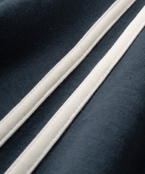 CONVERSE（コンバース）の「【CONVERSE/コンバース】ワンポイントロゴプリント＆サイドラインデザイン ダンボール生地 スウェットスカート/ジャージ（スカート・レディース・ブラック/ベージュ/ネイビー/ライトピンク・M/L）」の10枚目の写真