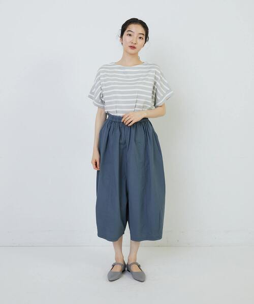 conges payes ADIEU TRISTESSE（コンジェ ペイエ アデュートリステス）の「ワイドサルエルパンツ（その他パンツ・レディース・パープル/ブルーグレー/チャコールグレー/インディゴブルー・38）」の5枚目の写真