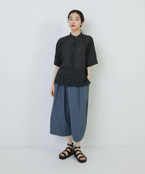 conges payes ADIEU TRISTESSE（コンジェ ペイエ アデュートリステス）の「ワイドサルエルパンツ（その他パンツ・レディース・パープル/ブルーグレー/チャコールグレー/インディゴブルー・38）」の9枚目の写真