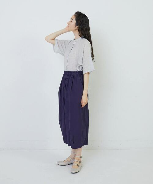 conges payes ADIEU TRISTESSE（コンジェ ペイエ アデュートリステス）の「ワイドサルエルパンツ（その他パンツ・レディース・パープル/ブルーグレー/チャコールグレー/インディゴブルー・38）」の14枚目の写真