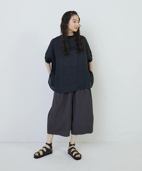 conges payes ADIEU TRISTESSE（コンジェ ペイエ アデュートリステス）の「ワイドサルエルパンツ（その他パンツ・レディース・パープル/ブルーグレー/チャコールグレー/インディゴブルー・38）」の19枚目の写真