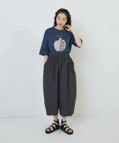 conges payes ADIEU TRISTESSE（コンジェ ペイエ アデュートリステス）の「ワイドサルエルパンツ（その他パンツ・レディース・パープル/ブルーグレー/チャコールグレー/インディゴブルー・38）」の20枚目の写真