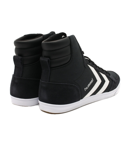 hummel（ヒュンメル）の「hummel/ヒュンメル SLIMMER STADIL CANVAS HIGH/スリマー スタディール キャンバス ハイ  HM63111K（スニーカー・メンズ・ホワイト/ブラック×ホワイト/トリコロール/ネイビー/ブラック/グレー・25.5cm/24.0cm/26.5cm/27.0cm/25.0cm/28.0cm/23.0cm/22.5cm/29.5cm）」の9枚目の写真