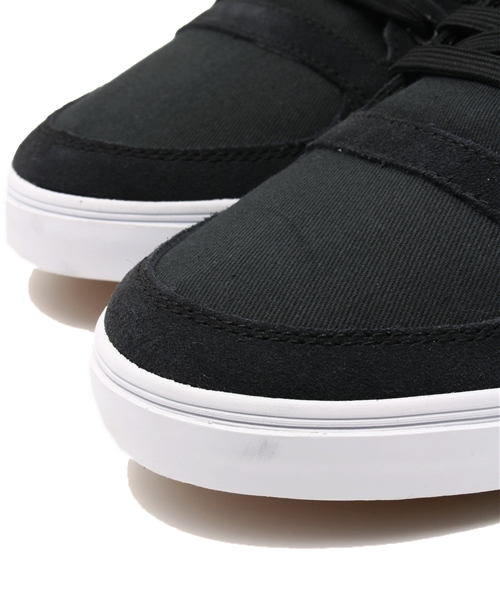 hummel（ヒュンメル）の「hummel/ヒュンメル SLIMMER STADIL CANVAS HIGH/スリマー スタディール キャンバス ハイ  HM63111K（スニーカー・メンズ・ホワイト/ブラック×ホワイト/トリコロール/ネイビー/ブラック/グレー・25.5cm/24.0cm/26.5cm/27.0cm/25.0cm/28.0cm/23.0cm/22.5cm/29.5cm）」の10枚目の写真