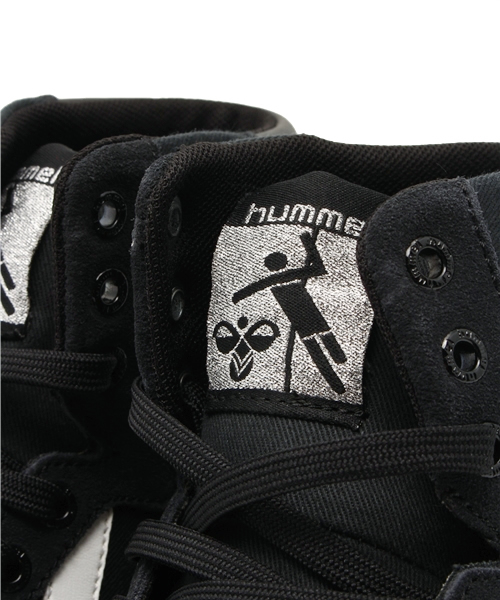 hummel（ヒュンメル）の「hummel/ヒュンメル SLIMMER STADIL CANVAS HIGH/スリマー スタディール キャンバス ハイ  HM63111K（スニーカー・メンズ・ホワイト/ブラック×ホワイト/トリコロール/ネイビー/ブラック/グレー・25.5cm/24.0cm/26.5cm/27.0cm/25.0cm/28.0cm/23.0cm/22.5cm/29.5cm）」の11枚目の写真