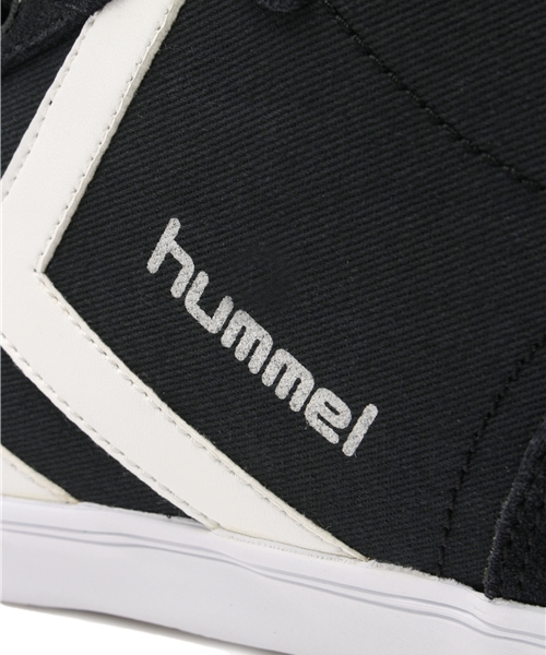 hummel（ヒュンメル）の「hummel/ヒュンメル SLIMMER STADIL CANVAS HIGH/スリマー スタディール キャンバス ハイ  HM63111K（スニーカー・メンズ・ホワイト/ブラック×ホワイト/トリコロール/ネイビー/ブラック/グレー・25.5cm/24.0cm/26.5cm/27.0cm/25.0cm/28.0cm/23.0cm/22.5cm/29.5cm）」の12枚目の写真