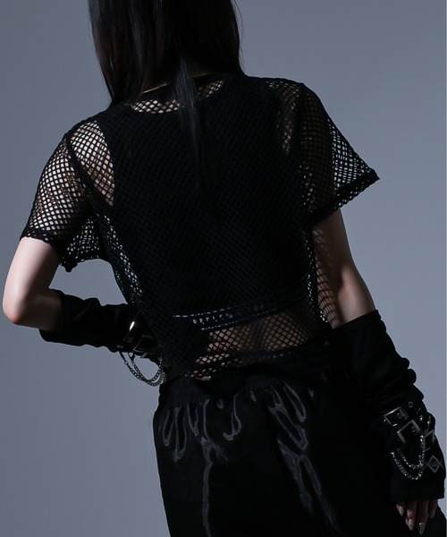 REFLEM レフレム タンク付きシアーメッシュTシャツ REFLEM（レフレム）の「『REFLEM/レフレム』タンク付きシアー