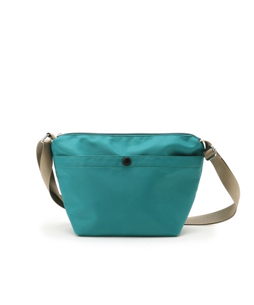 SHOO・LA・RUE(シューラルー)の「【撥水】フロントポケットショルダーバッグ(ショルダーバッグ・レディース・グリーン/グレー/パープル系/ブラック/ライトベージュ/レッド系1・00)」の8枚目の写真