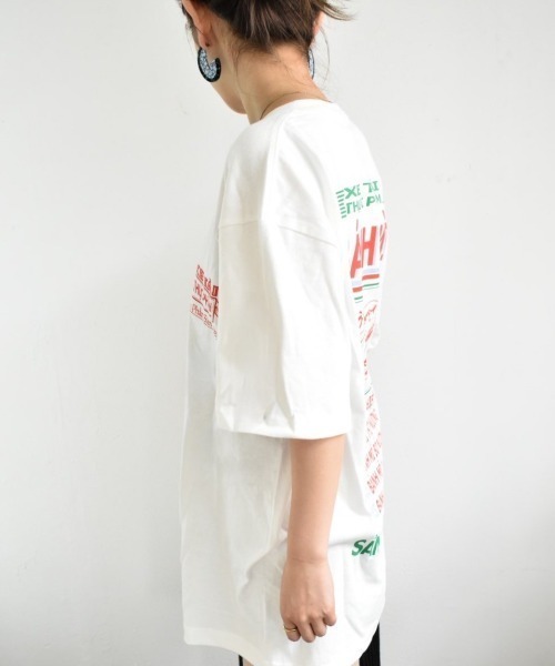 THEATRE PRODUCTS（シアタープロダクツ）の「バインミープリントTシャツ（Tシャツ/カットソー・レディース・ブラック/ブルー/ホワイト・FREE）」の18枚目の写真