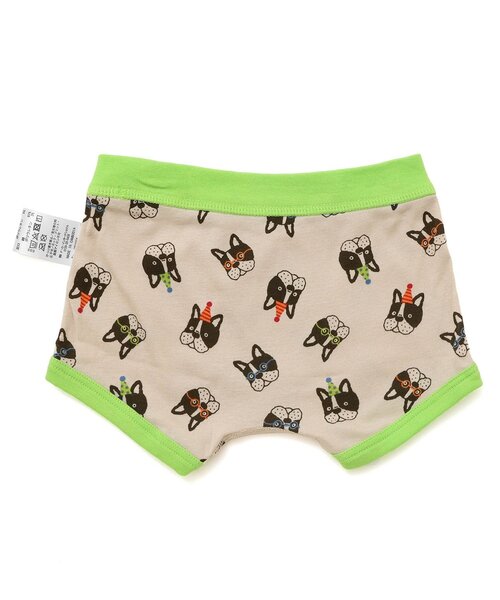BREEZE（ブリーズ）の「BOYSブルドック&FOスマイルボクサーパンツ（ボクサーパンツ・キッズ・グレー/サックスブルー/ベージュ/マスタード・100/110/120/130/140/150）」の5枚目の写真