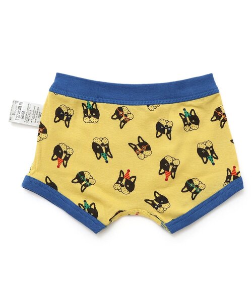 BREEZE（ブリーズ）の「BOYSブルドック&FOスマイルボクサーパンツ（ボクサーパンツ・キッズ・グレー/サックスブルー/ベージュ/マスタード・100/110/120/130/140/150）」の8枚目の写真