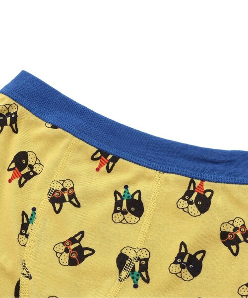 BREEZE（ブリーズ）の「BOYSブルドック&FOスマイルボクサーパンツ（ボクサーパンツ・キッズ・グレー/サックスブルー/ベージュ/マスタード・100/110/120/130/140/150）」の10枚目の写真