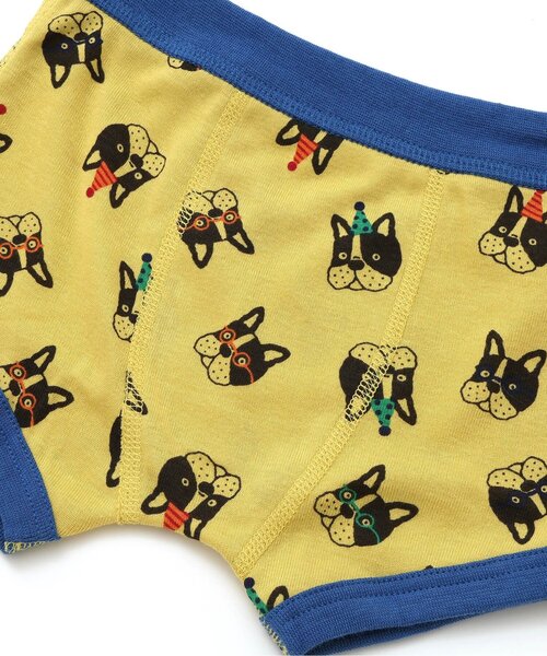 BREEZE（ブリーズ）の「BOYSブルドック&FOスマイルボクサーパンツ（ボクサーパンツ・キッズ・グレー/サックスブルー/ベージュ/マスタード・100/110/120/130/140/150）」の11枚目の写真