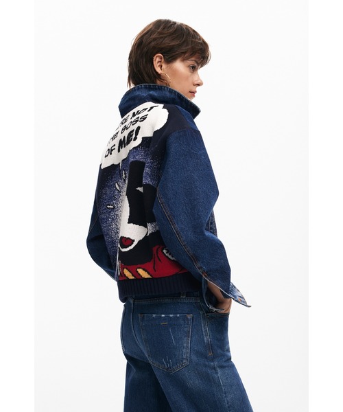 Desigual（デシグアル）の「PRAGAMICKEY デニムジャケット（デニムジャケット・レディース・ブルー・S/XL/XS/M/L）」の5枚目の写真
