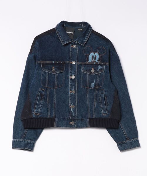 Desigual（デシグアル）の「PRAGAMICKEY デニムジャケット（デニムジャケット・レディース・ブルー・S/XL/XS/M/L）」の2枚目の写真