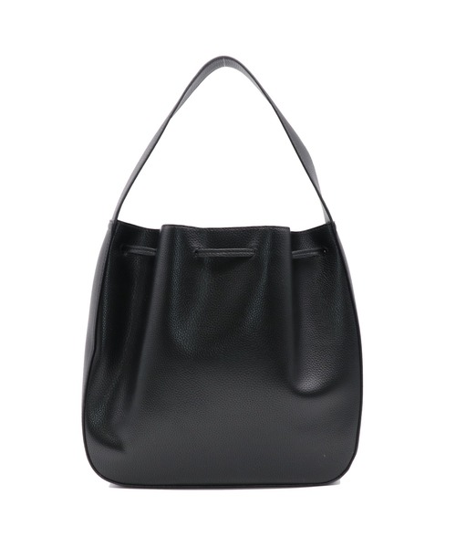 GUSCIO（グッシオ）の「【グッシオベーシック】ワンショルダートートバッグ　ノットリボン　ポーチ付き（トートバッグ・レディース・ブラック/グレー/グレイッシュベージュ・FREE）」の9枚目の写真
