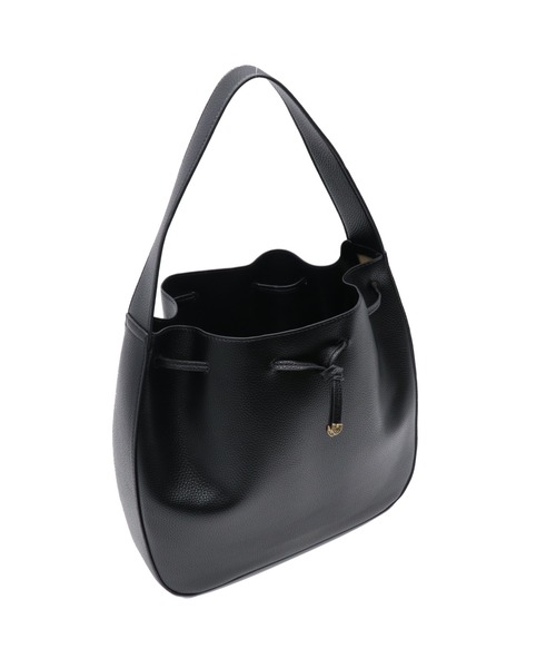 GUSCIO（グッシオ）の「【グッシオベーシック】ワンショルダートートバッグ　ノットリボン　ポーチ付き（トートバッグ・レディース・ブラック/グレー/グレイッシュベージュ・FREE）」の10枚目の写真