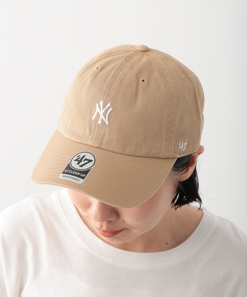 LEPSIM(レプシィム)の「'47 CLEAN UP CAP 143002(キャップ・レディース・ベージュ/グレー/ブルー/アイボリー/ベージュ系その他/ネイビー/ブラック/ワインレッド/ダークグリーン/ライトグレー/ピンク・ONE SIZE)」の6枚目の写真