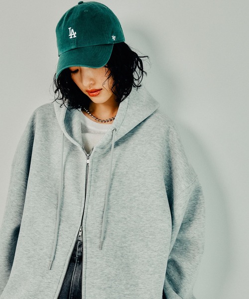 LEPSIM(レプシィム)の「'47 CLEAN UP CAP 143002(キャップ・レディース・ベージュ/グレー/ブルー/アイボリー/ベージュ系その他/ネイビー/ブラック/ワインレッド/ダークグリーン/ライトグレー/ピンク・ONE SIZE)」の7枚目の写真