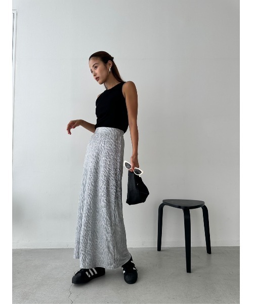 TRUNC（トランクエイティーエイト）の「Glitter Rib Skirt（スカート・レディース・ゴールド/シルバー・FREE）」の7枚目の写真