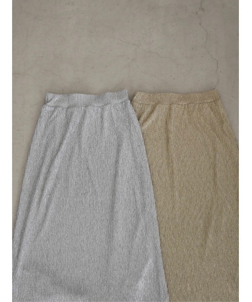 TRUNC（トランクエイティーエイト）の「Glitter Rib Skirt（スカート・レディース・ゴールド/シルバー・FREE）」の22枚目の写真