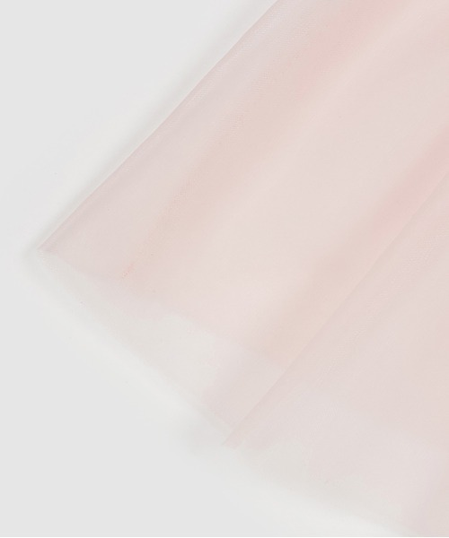 petit main(プティマイン)の「【リンク】チュールキャミTシャツセット(キッズ)(Tシャツ/カットソー・キッズ・ライトピンク/チャコール・80cm/90cm/100cm/110cm/120cm/130cm)」の8枚目の写真