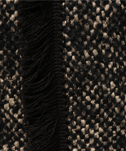 ELFORBR（エルフォーブル）の「ツィードフリンジトリミングAラインスカート（スカート・レディース・ブラウン/ブルー・38/36）」の5枚目の写真