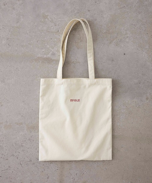 キャンバス ロゴ トートバッグ Canvas logo embroidery tote bag / キャンバス ロゴ刺しゅう