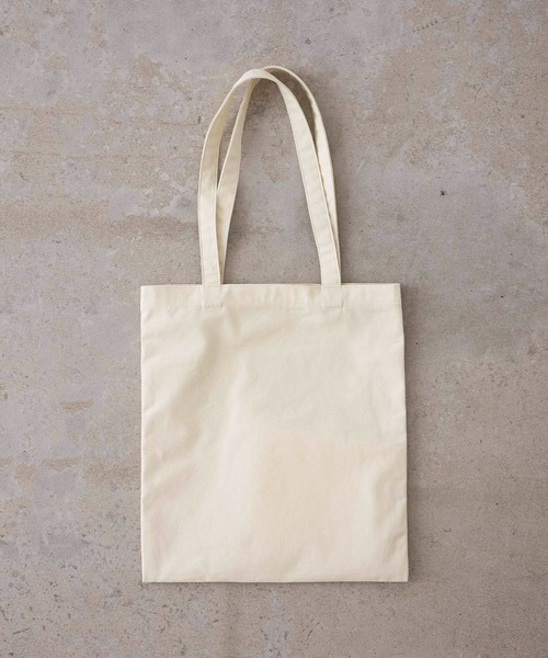 EFOLE（エフォル）の「Canvas logo embroidery tote bag / キャンバス ロゴ刺しゅう トートバッグ（トートバッグ・レディース・オフホワイト/オレンジ/ブルー・FREE）」の4枚目の写真