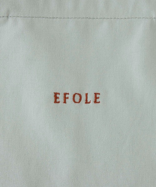 EFOLE（エフォル）の「Canvas logo embroidery tote bag / キャンバス ロゴ刺しゅう トートバッグ（トートバッグ・レディース・オフホワイト/オレンジ/ブルー・FREE）」の8枚目の写真